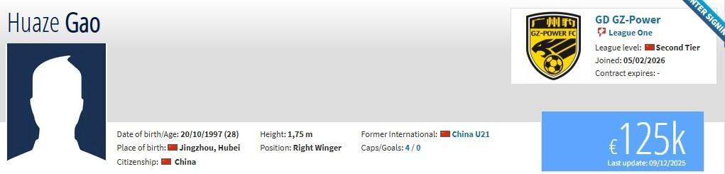 百家乐APP-德转：原石家庄功夫球员高华泽、王靖斌加盟广东广州豹